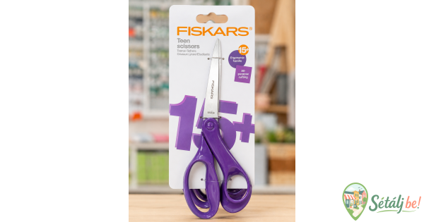 Fiskars Teen univerzális olló – lila markolattal